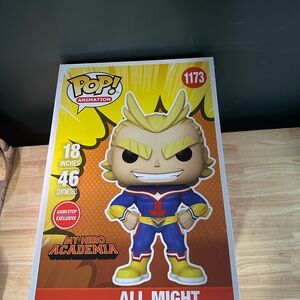 All Might 1173 18" FUNKO POP Exclusive My Hero Academia Animation
